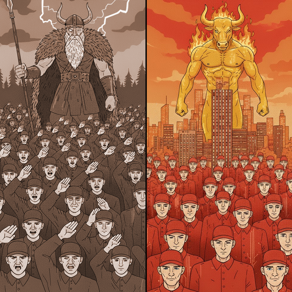 From Wotan to Baal: Brown Shirts and Red Hats